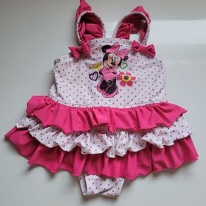 Disney Minnie Mouse swimsuit 12-18 months